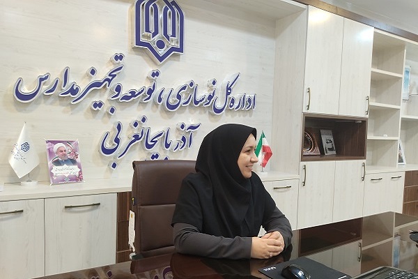 سپیده طیب قاسمی مدیرکل نوسازی، توسعه و تجهیز مدارس آذربایجان غربی