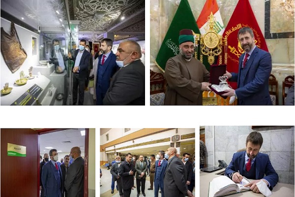 بازدید سفیر چک در عراق از آستان مقدس عباسی