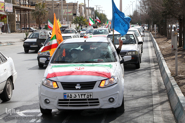 حضور پرشور یزدی&zwnj;ها در جشن 43 سالگی انقلاب