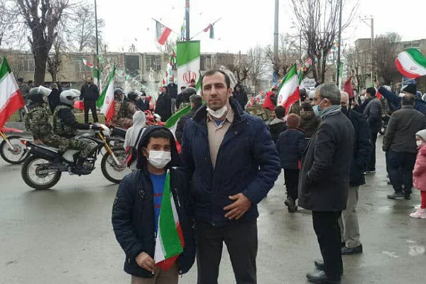 راهپیمایی ۲۲ بهمن در اسدآباد برگزار شد