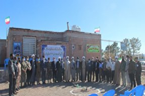 آئین کلنگ‌زنی ساخت نخستین مؤسسه قرآنی روستای ده‌زیار برگزار شد