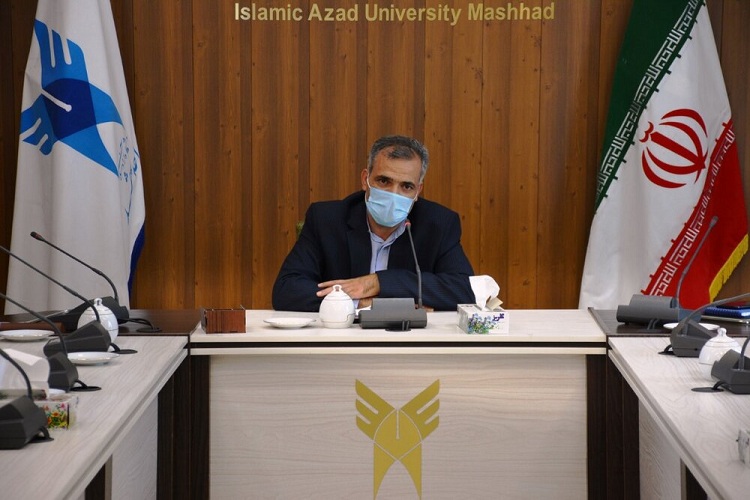 محسن مرادی رییس د انشگاه آزاد اسلام یمشهد