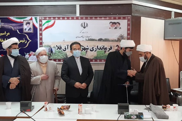 آئین معارفه رئیس اداره تبلیغات شهرستان آق قلا