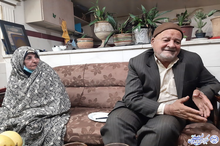 پدر و مادر شهیدان گلچین