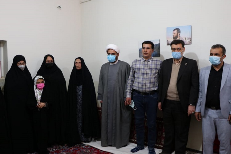 دیدار با خانواده شهیدان امیری، امیرحسین قاضی زاده هاشمی 