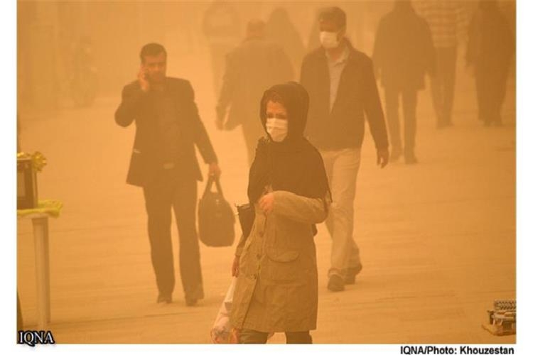 آلودگی هوای خوزستان 