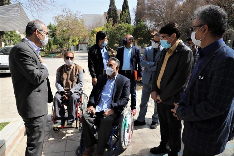 بازدید از مرکز توانبخشی سلمان فارسی، جانبازان نخاعی 