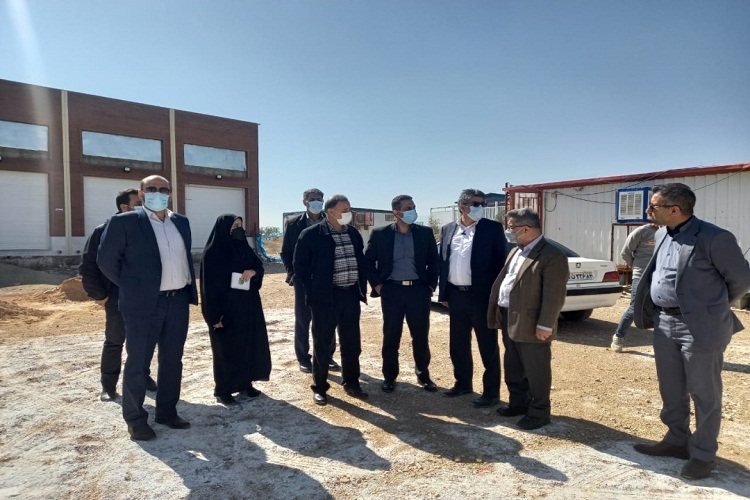 بازدید مسئولان شهری پروژه تجاری سایت شهید منتظری