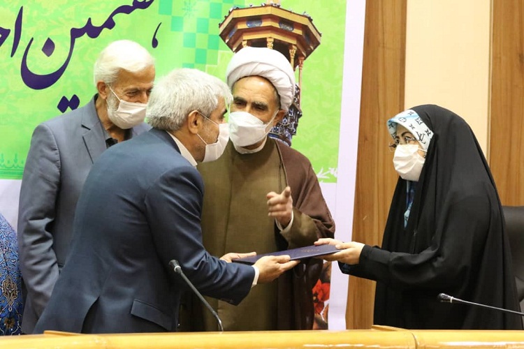 هفتمین اجلاس نماز استان فارس، تجلیل از خبرنگار ایکنا، زهرا عسکری