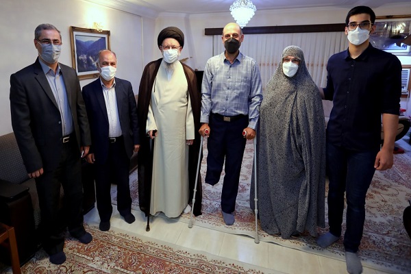 آیت الله نورمفیدی نماینده ولی فقیه در گلستان در دیدار با جانبازان