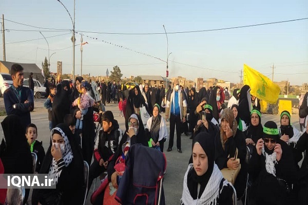 پیاده روی زائران مسجد جمکران در نیمه شعبان
