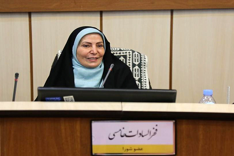 فخرالسادات خامسی، شورای شهر یزد