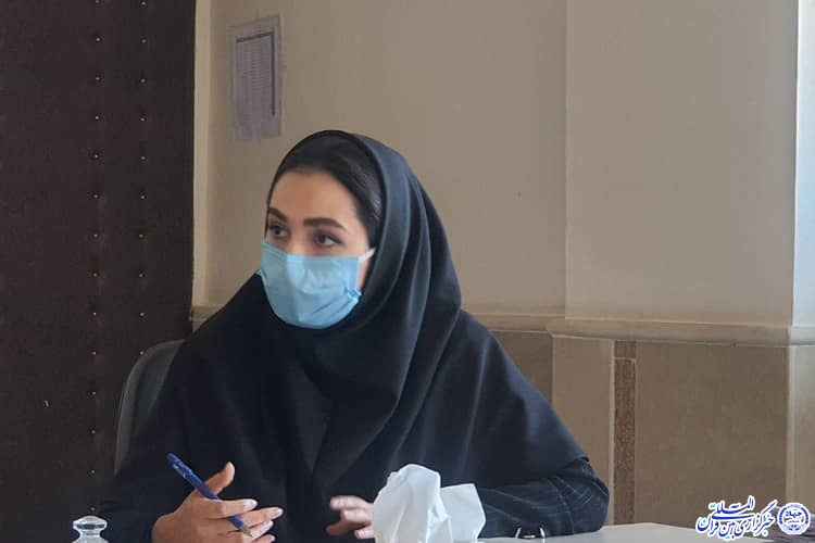 فاطمه فاضلی، دبیر کانون مهرباران سازمان دانشجویان جهاد دانشگاهی استان