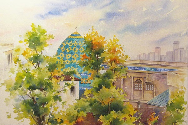 نقاشی آبرنگ نقاشی آبرنگ