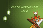 ویدئوگرافیک | فضیلت امیرالمومنین (ع) در قرآن