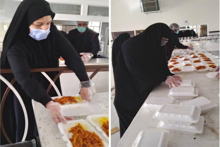 پخت و توزیع بیش از ۳۵۰ پرس غذای گرم در ملایر
