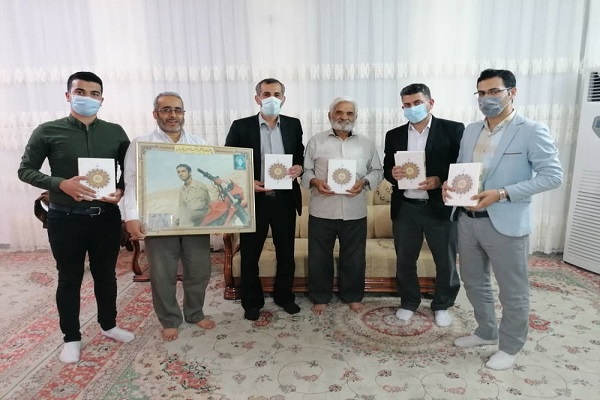 ارسالی یکشنبه// برگزاری محفل جزخوانی قرآن در منازل شهدا در گنبد کاووس