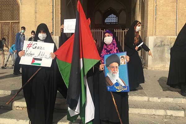 اردبیلی&zwnj;ها در حمایت از مردم مظلوم فلسطین تجمع کردند