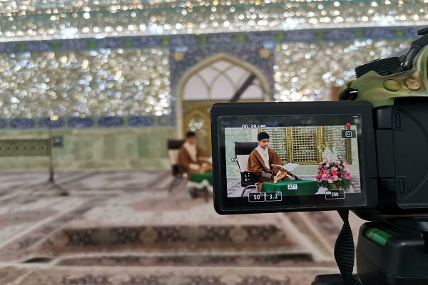 ضبط برنامه&zwnj;های رسانه&zwnj;ای &laquo;تا نیایش&raquo; و &laquo;عطر عاشقی&raquo; در حرم بانوی کرامت