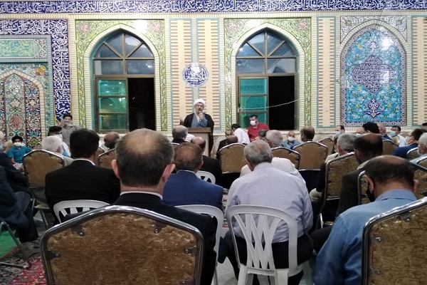 پرده&zwnj;برداری از ضریح امامزاده عباس(ع) بندپی بابل در دهه کرامت