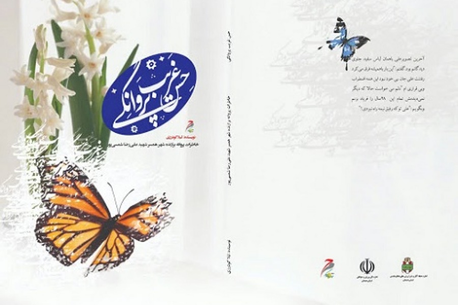 آئین رونمایی از کتاب حس غریب پروانگی در ملایر برگزار شد