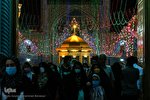 عکس | حال و هوای حرم رضوی در شب میلاد امام رضا(ع)