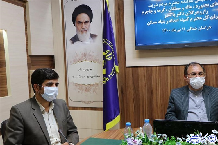 اعطای کمک بلاعوض به مددجویان آسیب دیده در زلزله اخیر شهرستان گرمه و جاجرم