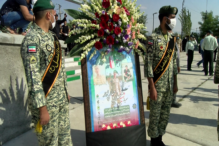 تشییع پیکر مطهر شهید &laquo;میلاد جبارپور&raquo; در تبریز