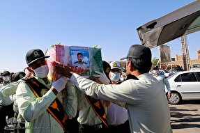 عکس | تشییع شهید قاینی در خواف‎