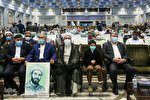 عکس | آئین تجلیل از جانبازان شیمیایی در حرم رضوی