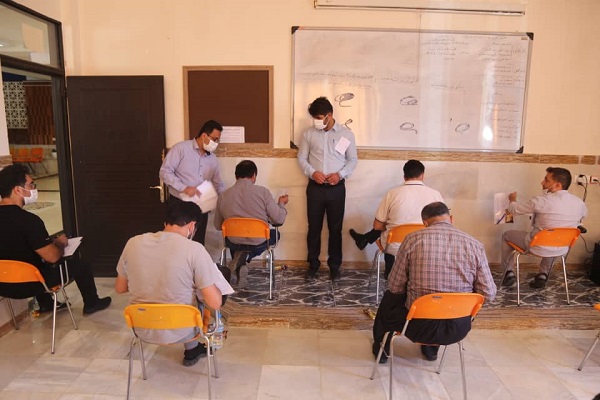 عکس | برگزاری آزمون داخلی آموزشیاران و آموزش&zwnj;دهندگان مستمر نهضت سوادآموزی در کردستان
