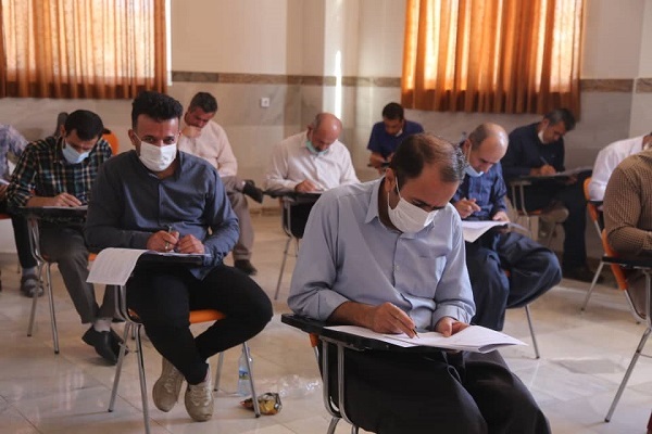 عکس | برگزاری آزمون داخلی آموزشیاران و آموزش&zwnj;دهندگان مستمر نهضت سوادآموزی در کردستان