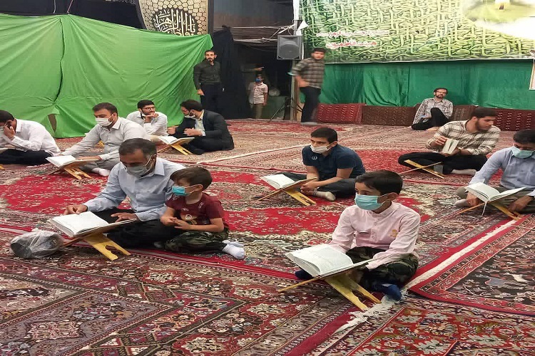 برگزاری محفل انس با قرآن جلسه قرآن بیت‌الزهرا(س) نهاوند + عکس