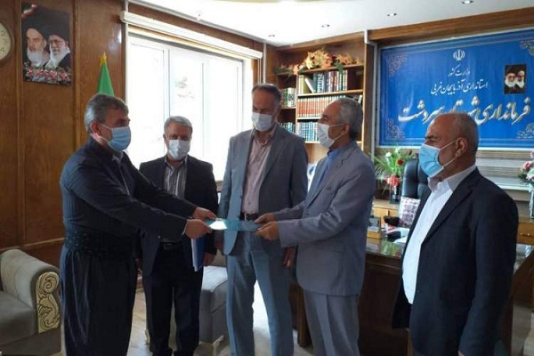 ارسالی امروز ا سرپرست بنیاد شهید وامور ایثارگران سردشت معرفی شد