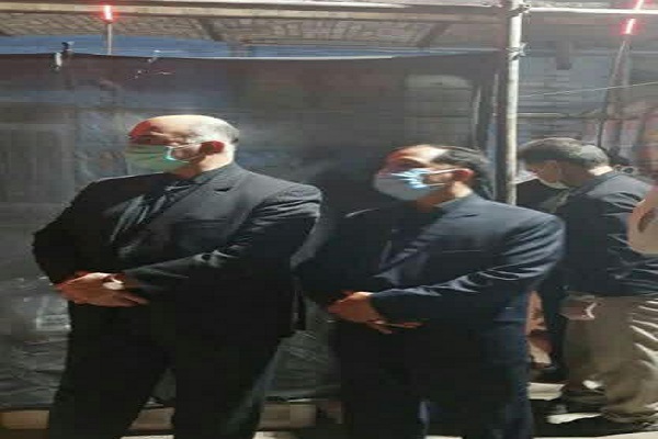 بازدید میدانی فرماندار ملایر از رعایت پروتکل&zwnj;های بهداشتی در هیئات&zwnj; مذهبی + عکس