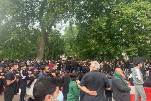 برپایی راهپیمایی عاشورایی و مجلس عزای حسینی در لندن