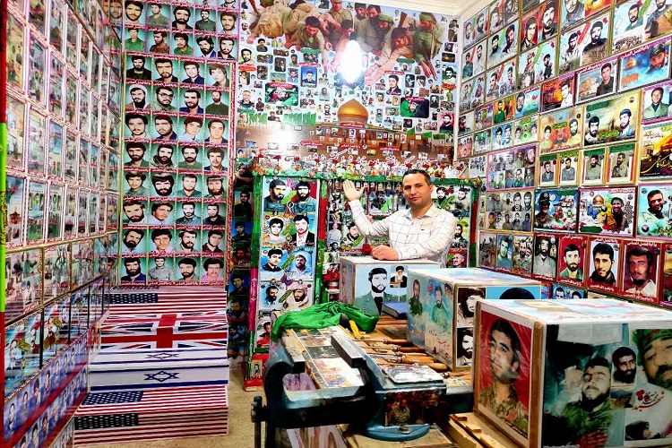 نصب تصویر 5 هزار شهید در کارگاه منبت&zwnj;کاری در ملایر