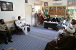 عکس | دیدار نماینده نیروی دریایی ارتش با امام جمعه یزد