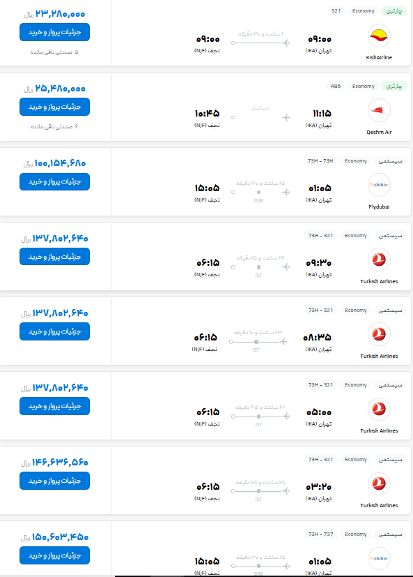 تجربه گران‌ترین سفر اربعین/ آیا مسئولان موفق به کنترل قیمت بلیط هواپیما می‌شوند؟