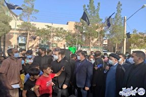 حضور رئیس جمهور در جمع مردم محله کاظمیه بیرجند