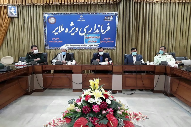 تشکیل اولین جلسه قرارگاه امام کاظم(ع) در ملایر