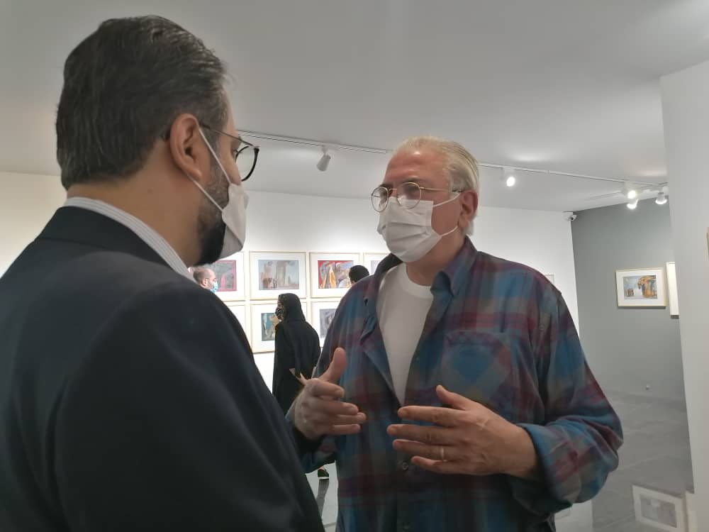 معاون هنری از ۲ نمایشگاه نقاشی دیدن کرد