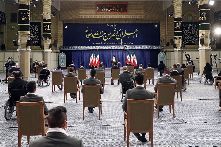 دیدار قهرمانان المپیک و پارالمپیک ایران با رهبر معظم انقلاب