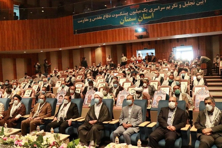 تقدیر از 30 هزار رزمنده دفاع مقدس در سمنان تقدیر از 30 هزار رزمنده دفاع مقدس در سمنان