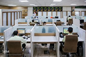 عکس | مرکز فرماندهی و کنترل فوریت‌های پلیسی 110 خراسان رضوی