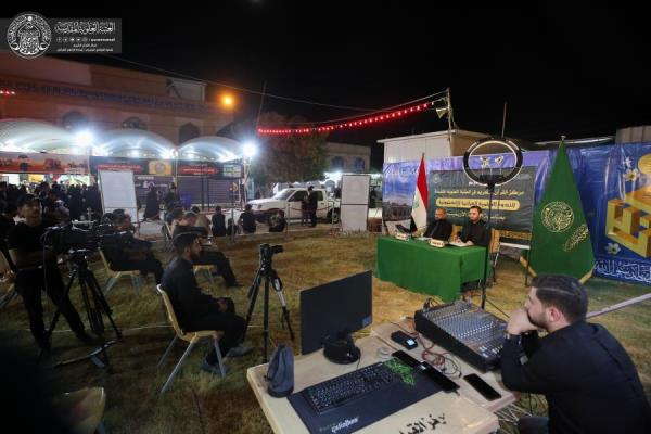 برگزاری نشست علمی قرانی در مسیر پیاده روی اربعین + عکس برگزاری نشست علمی قرانی در مسیر پیاده روی اربعین + عکس