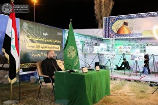 برگزاری نشست علمی-قرآنی در مسیر پیاده روی اربعین + عکس