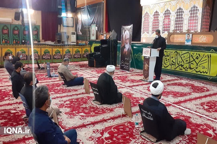 ارسالی/ مراسم ارتحال آیت الله حسن زاده آملی در بوشهر برگزار شد