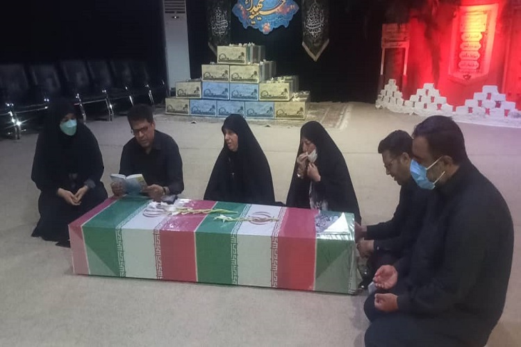 پیکر شهید حسنان تحویل خانواده شد پیکر شهید حسنان تحویل خانواده شد