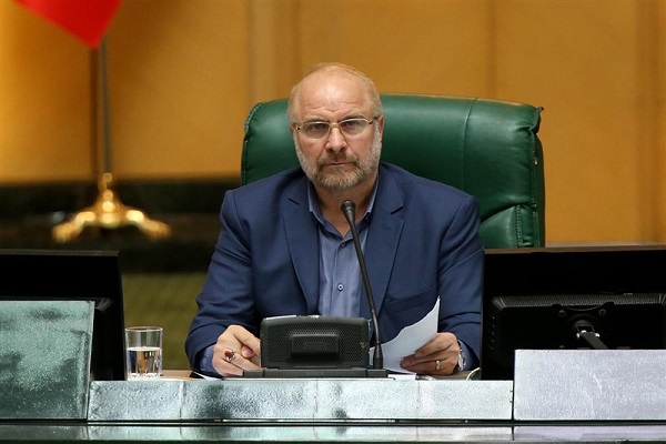 محمدباقر قالیباف در صحن علنی مجلس
